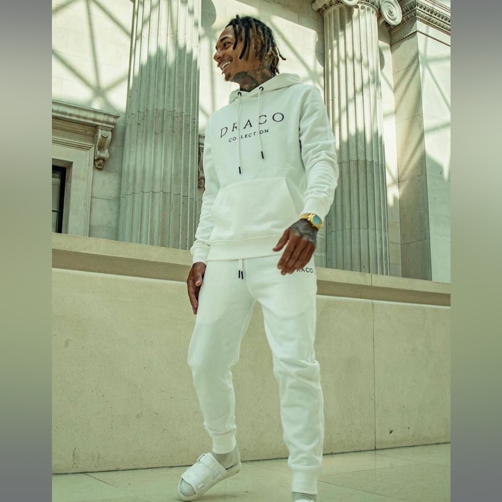 Collection Men's Classic White Joggers